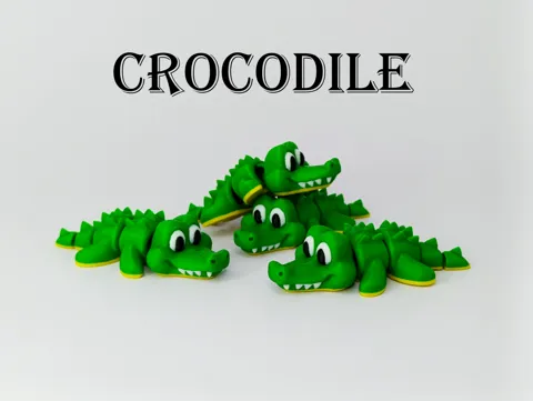 Cute Flexi Crocodile view 2