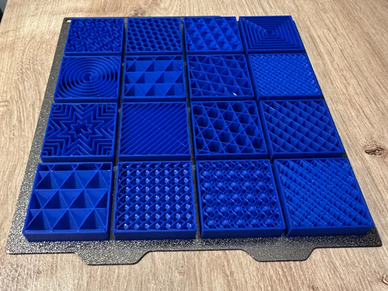 Infill Test Comparison