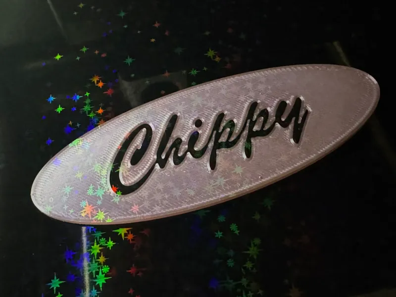 Namenschild Hamstergehege ´´Chippy``