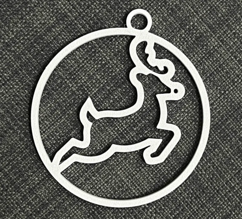 Xmas Reindeer Christmas ornament for tree