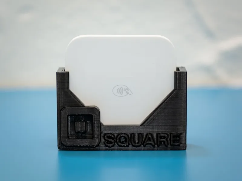 Wall mount square card reader