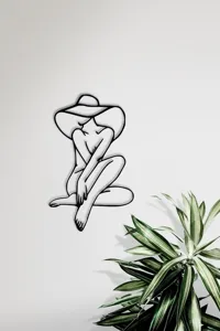 Décoration murale - femme sur la plage — photo 2