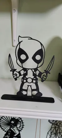 Deadpool chibi — décoration murale ou à poser — photo 3
