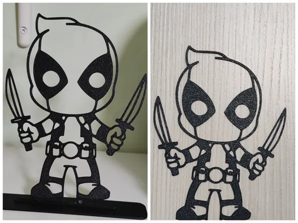Deadpool chibi — décoration murale ou à poser