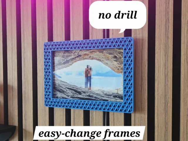 Cornice foto "change-frames" per pannelli acustici