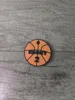 Basketball keychain one sided name and number