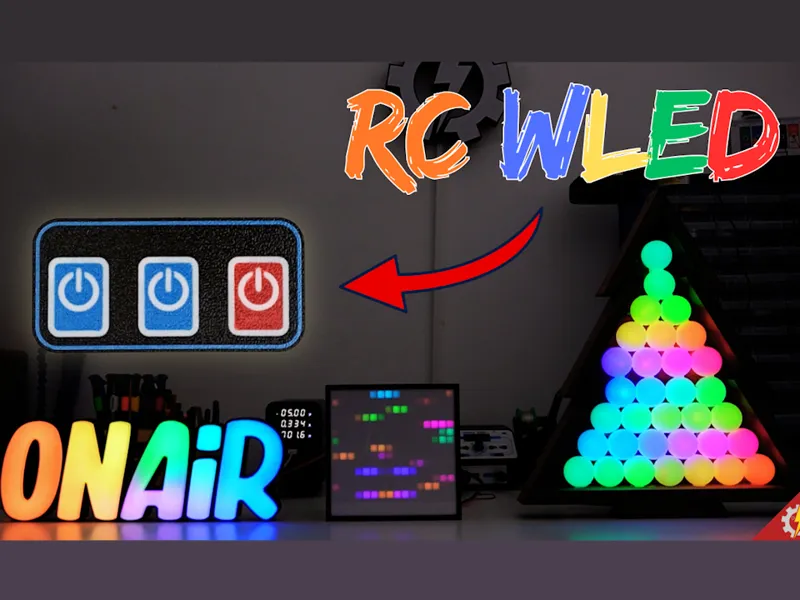 REMOTE CONTROL for WLED Wi-Fi with ESP32 C3