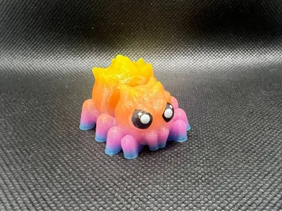 Flexy Angry Spider Keychain