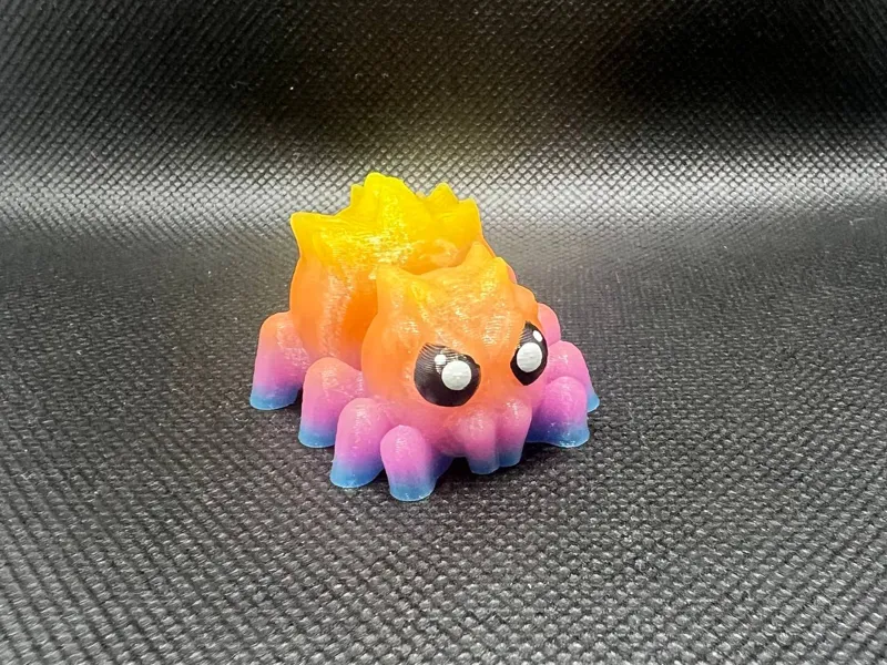 Flexy Angry Spider Keychain