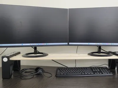 Heavy Duty Monitor Riser - No Tools Needed!