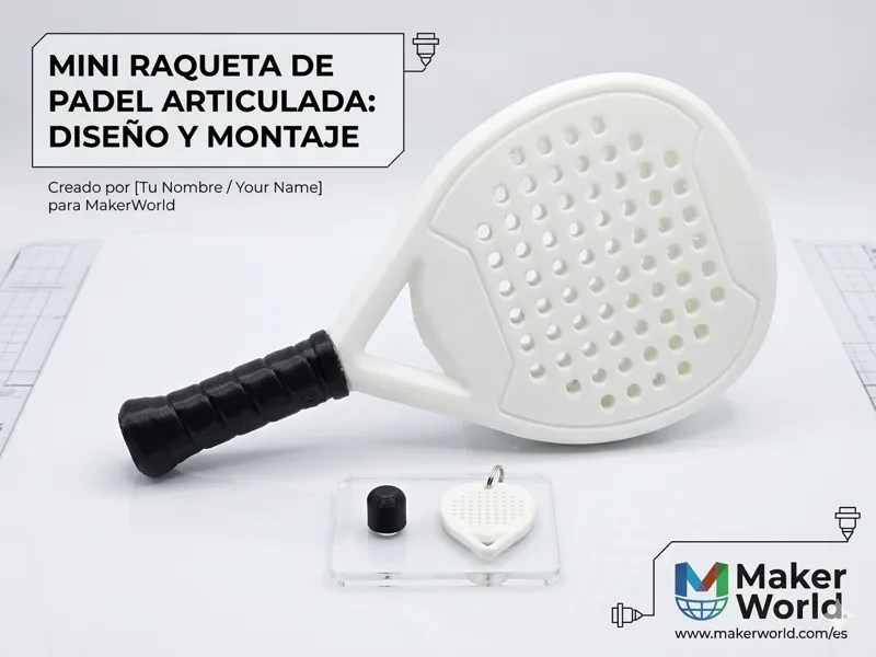 Mini Pala de Padel Diseño y Montaje