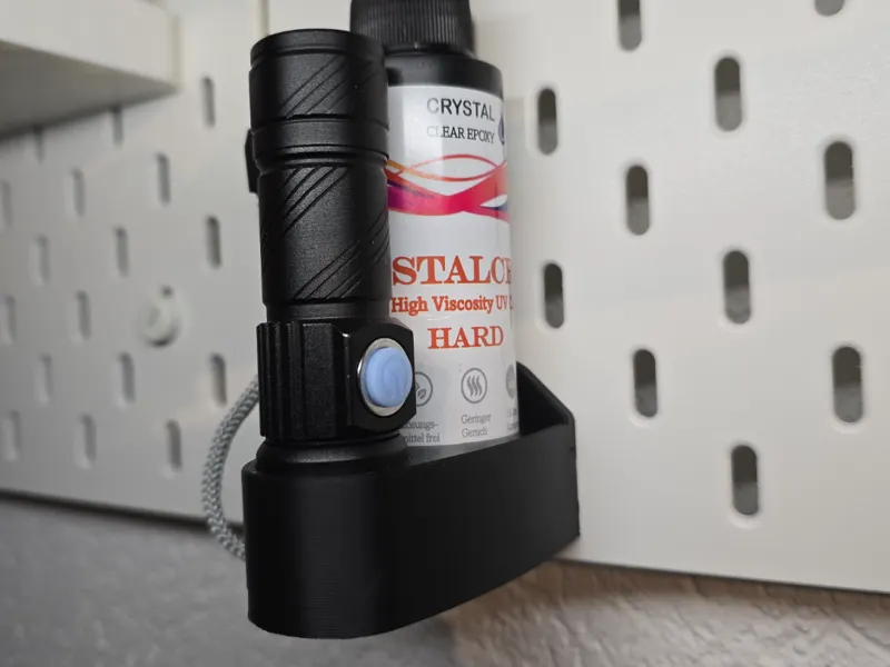 Skadis Halter für Resin + UV-Lampe