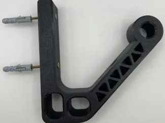 Motorcycle helmet holder hook