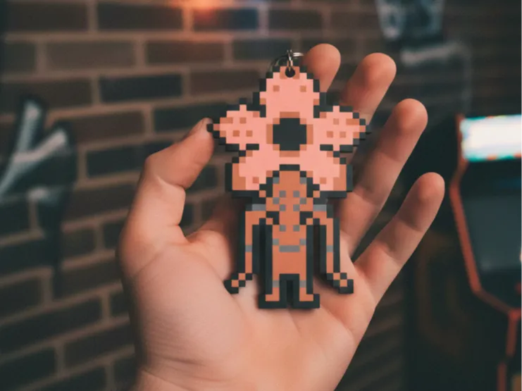 Llavero Demogorgon Pixelart