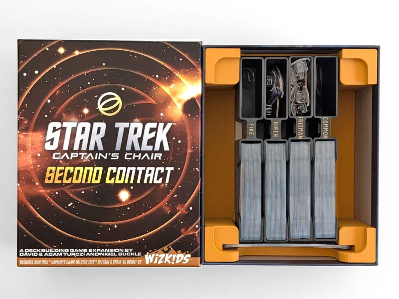 Star Trek: Captain's Chair Second Contact - Insert