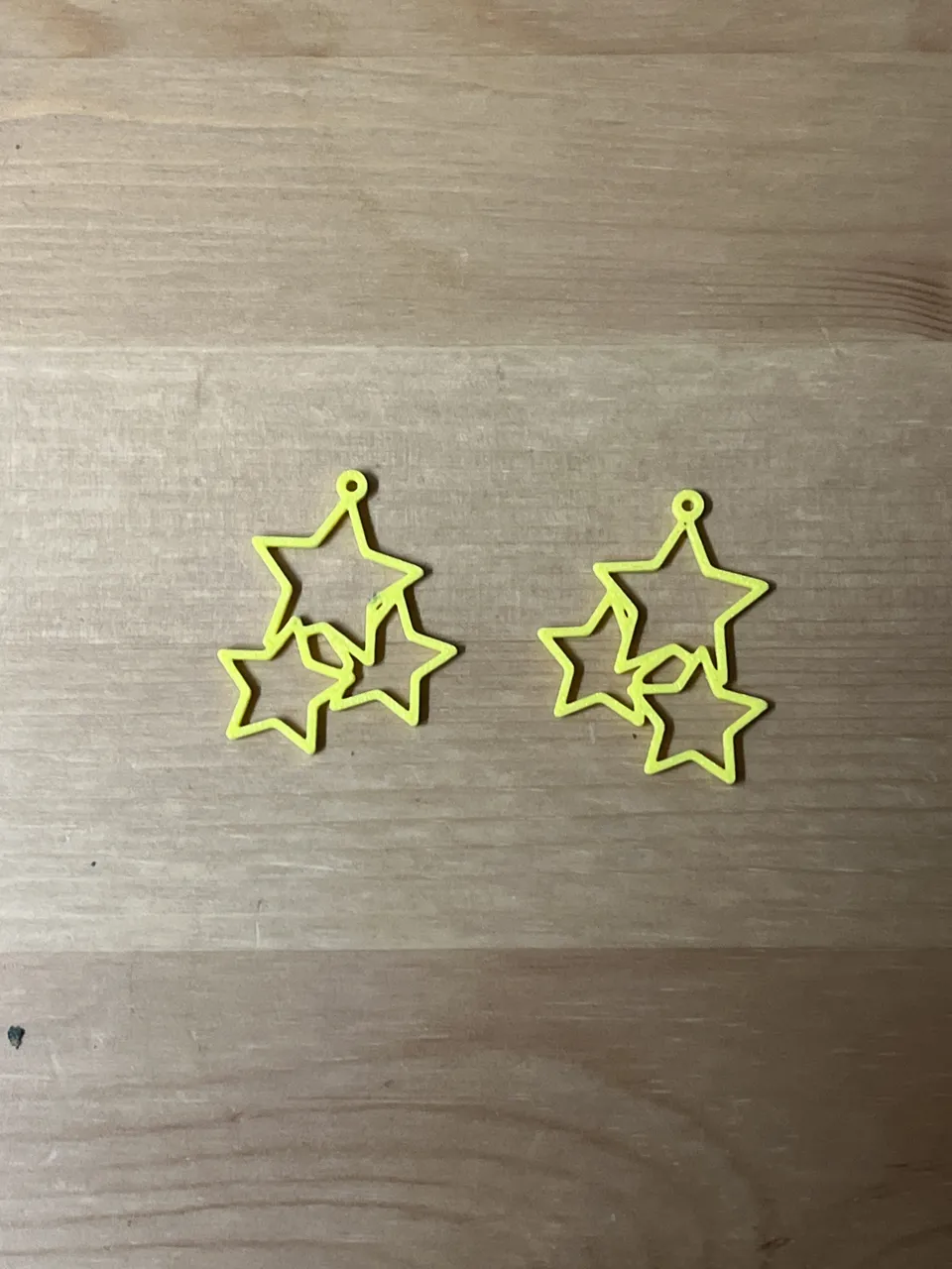 star earrings view 2