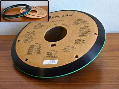 Cardboard Spool Frisbee
