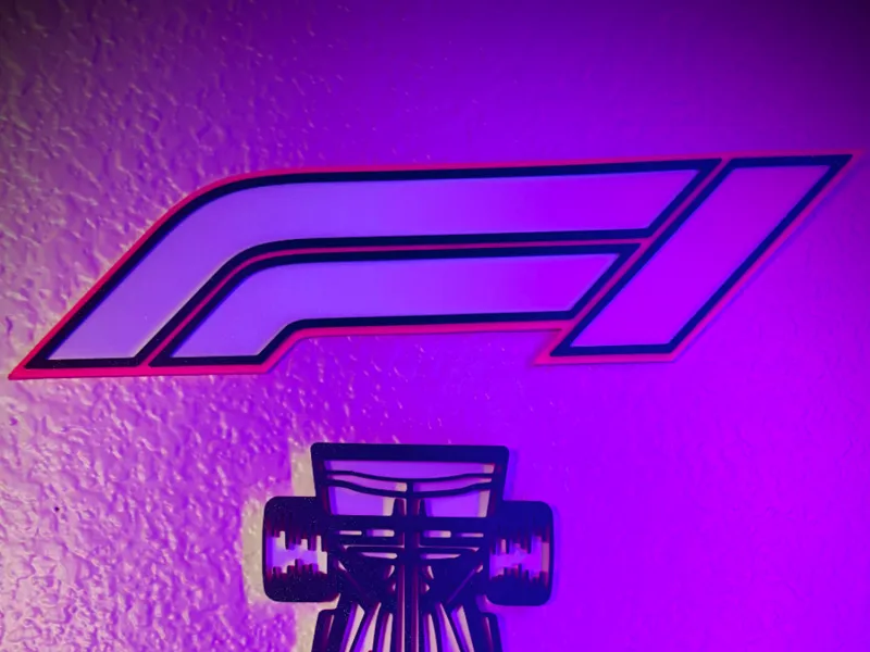 F1 Logo Wall Art (inlay)