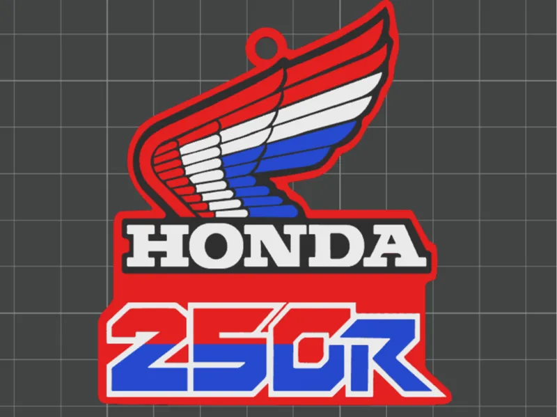 Honda ATC 250R Christmas Ornament