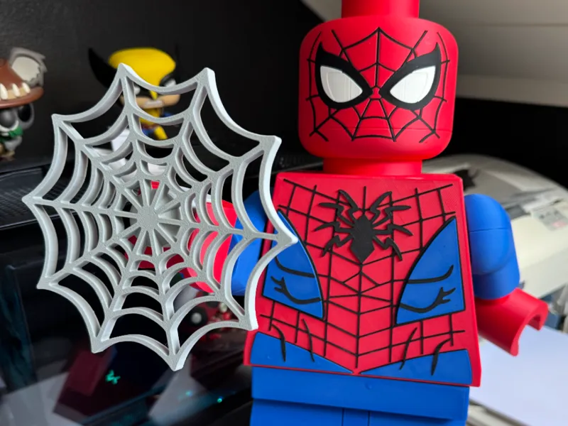 Web For 16" Spiderman Modular Brick Figure