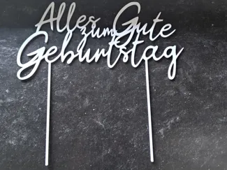 Alles Gute zum Geburtstag Kuchen Topper / Deko
