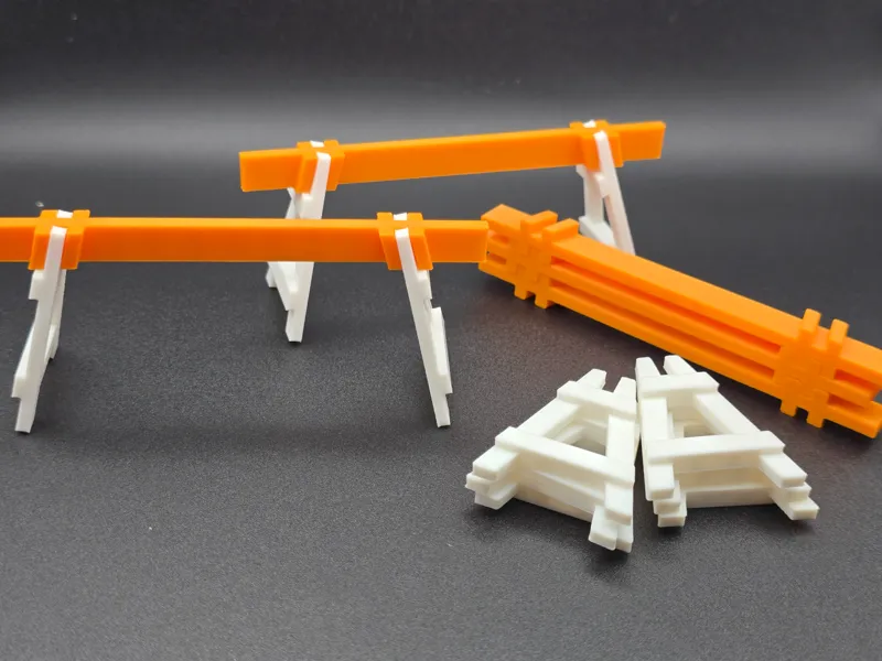Miniature Construction Barricade 1:18