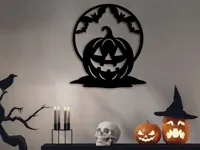 Décoration murale Halloween citrouille — photo 1