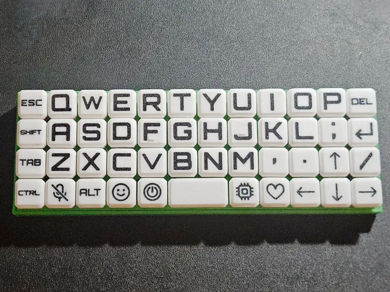 Thocky FDM-Optimized Keycap Set(40%), No Supports