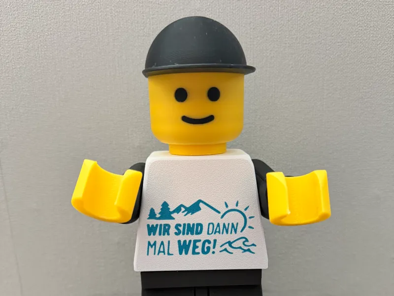 Wir sind dann mal Weg Brickman 20cm Figur
