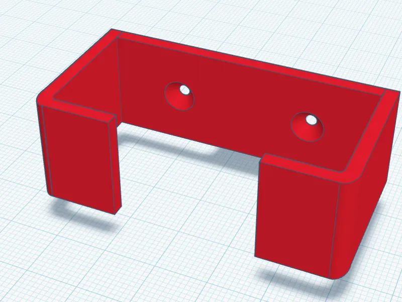 UK power strip mount