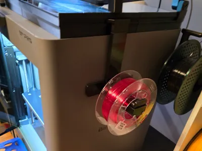 Removable side spool holder for Bambo p2s riser