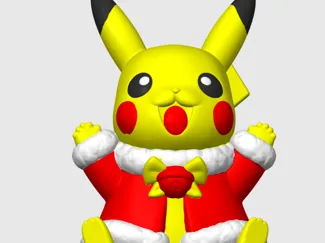 pikachu Santa