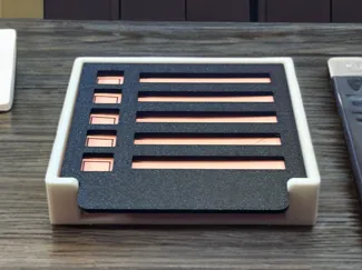 "Dual Color" Sticky Note Holder + Template