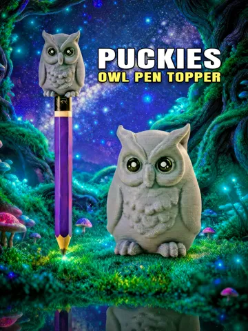 Caja o estuche: Cute Owl Pen Topper (Puckies Collection) — vista de referencia 2