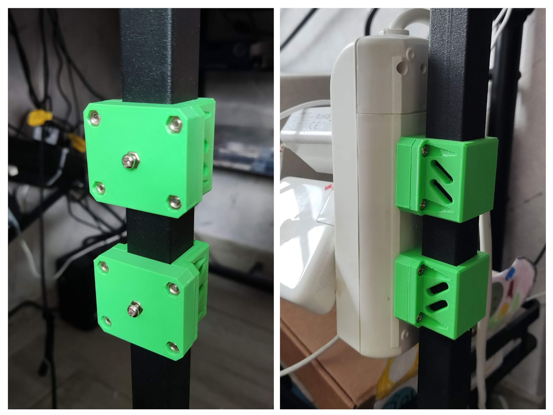 Square profile mount