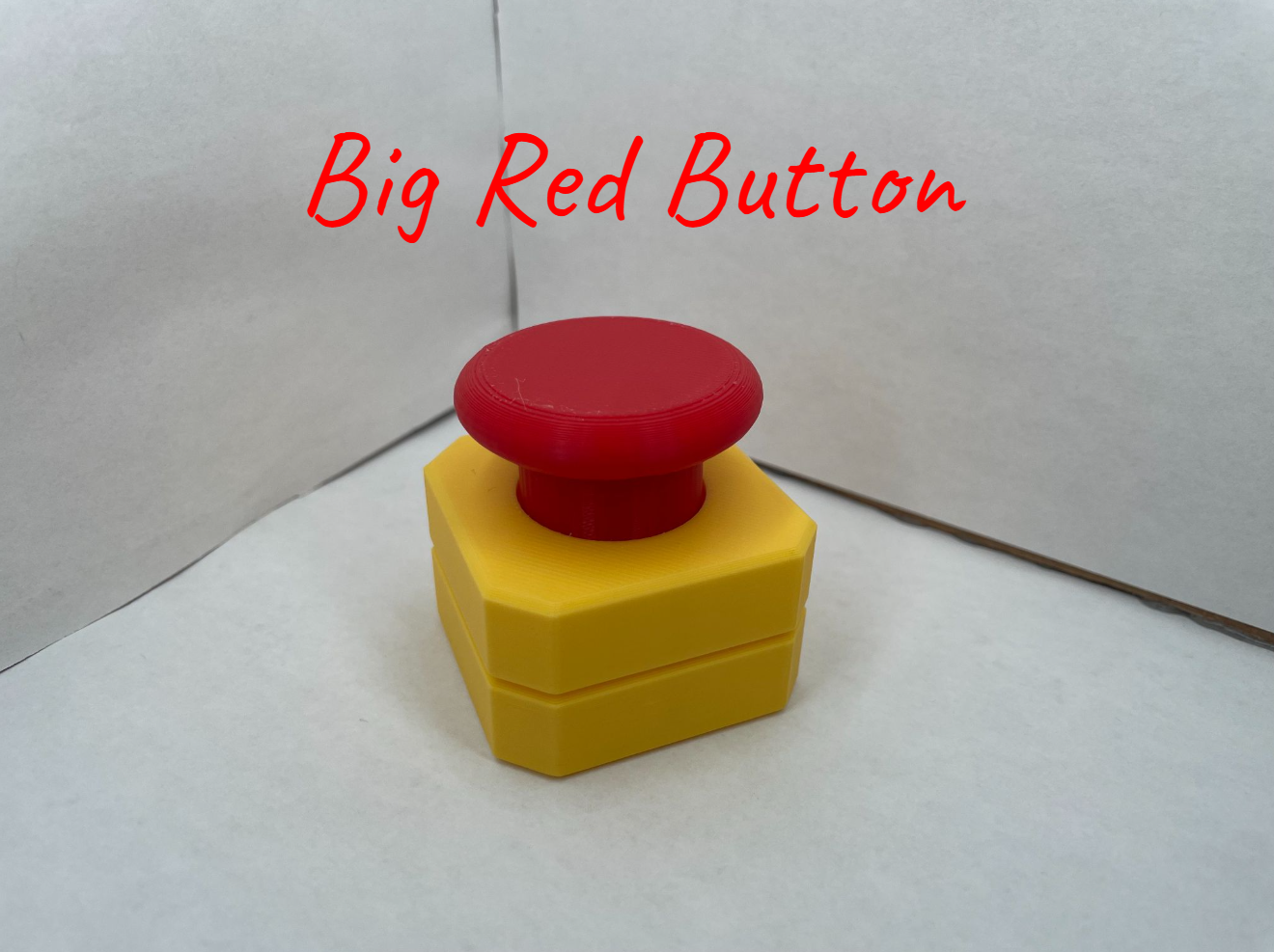 Miniatura 2 do modelo 3D Big Red Button Clicker Fidget
