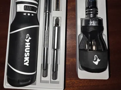 Husky Ratchet Screwdriver Storage - Gridfinity