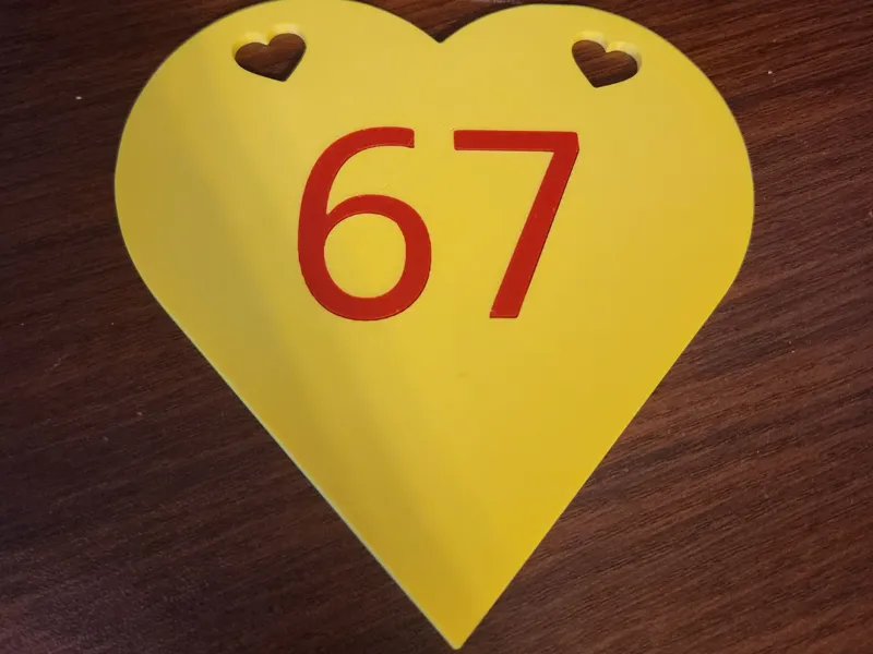 Gen Z Conversation Heart Decor Large