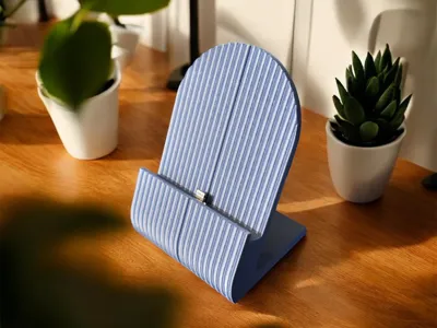 Phone stand with charger