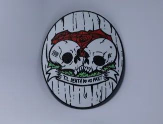 Til Death Do Us Part Wall or Desk Art
