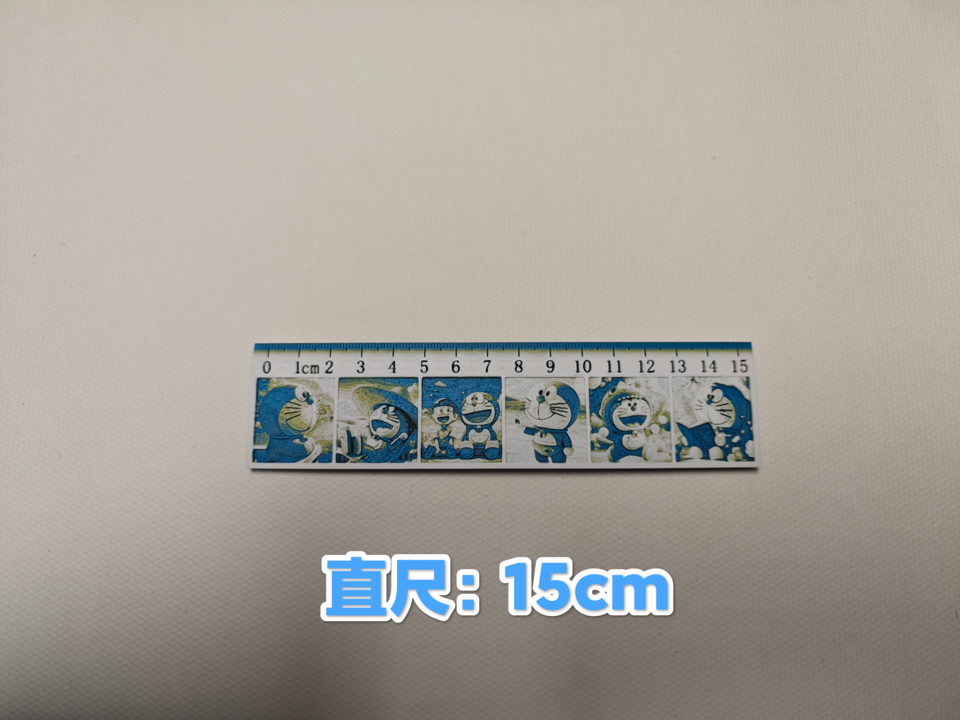 Miniatura 4 do modelo 3D 哆啦A梦主题彩色浮雕套尺（直尺+三角尺*2+量角器）