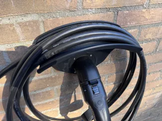 EV type 2 cable holder with separate dummy socket