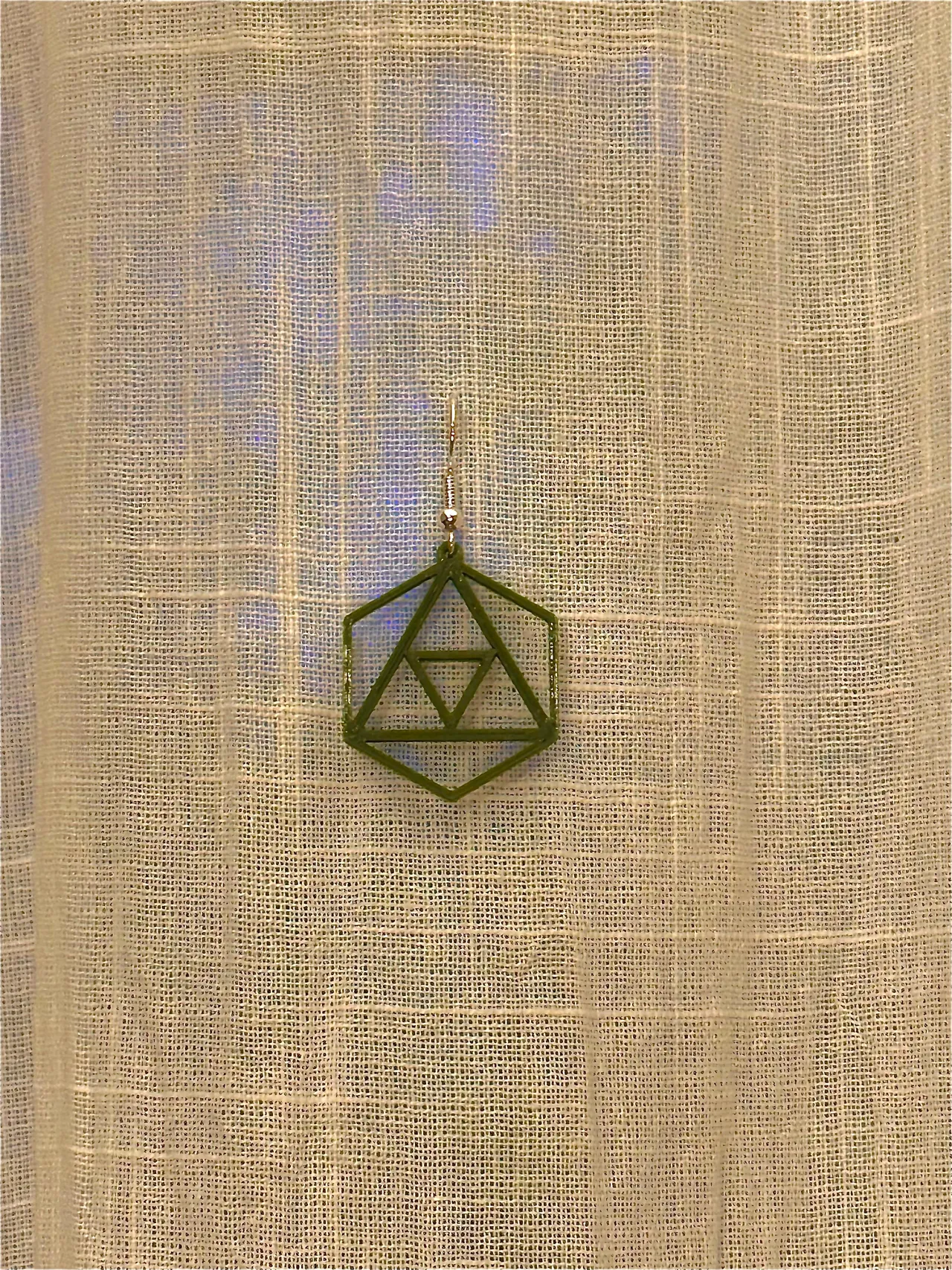 Icosahedron Inspired Earrings view 4