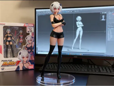 Evangelion: New Theatrical Edition Rei Ayanami Hot Pants Outfit Figure