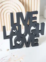 Panneau décoratif « Live Laugh Love » — photo 5