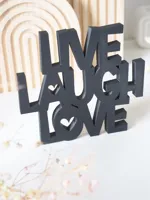 Panneau décoratif « Live Laugh Love » — photo 3