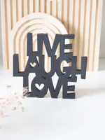 Panneau décoratif « Live Laugh Love » — photo 4