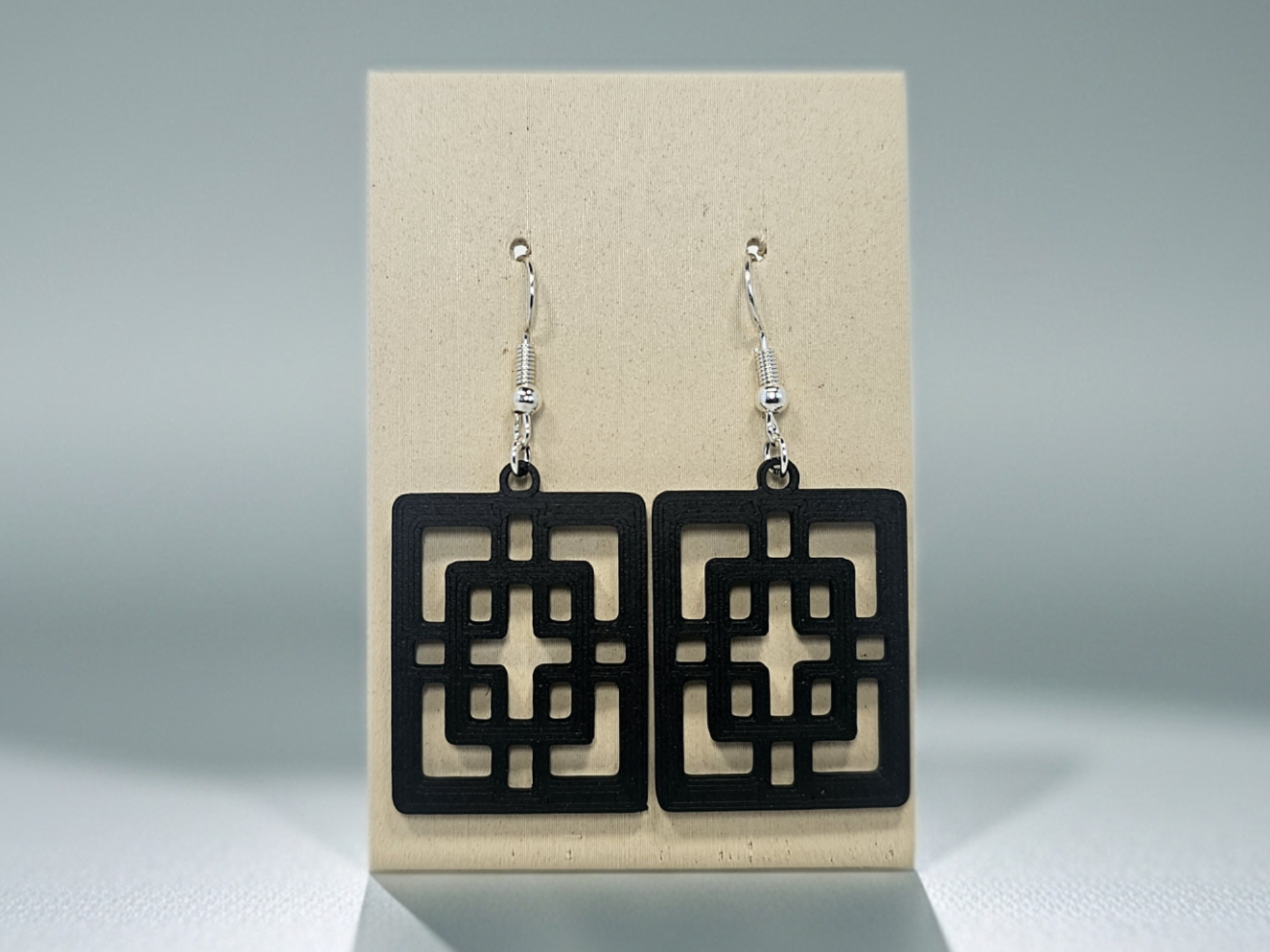 Geometric rectangles earrings