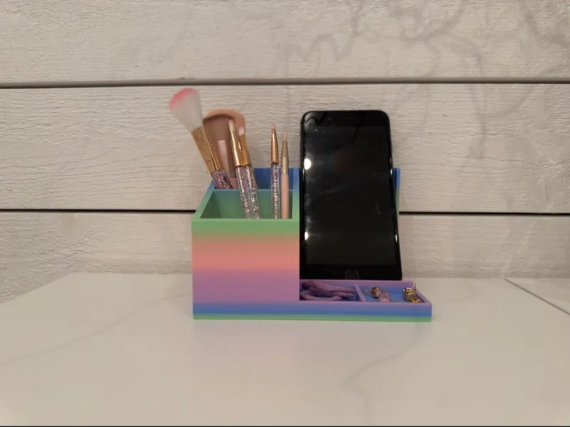 Multi-Functional Desk Organizer with Phone Holder