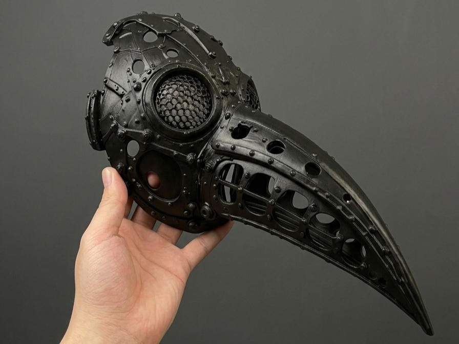 Plague Doctor Mask – Steampunk Halloween Costume - 1